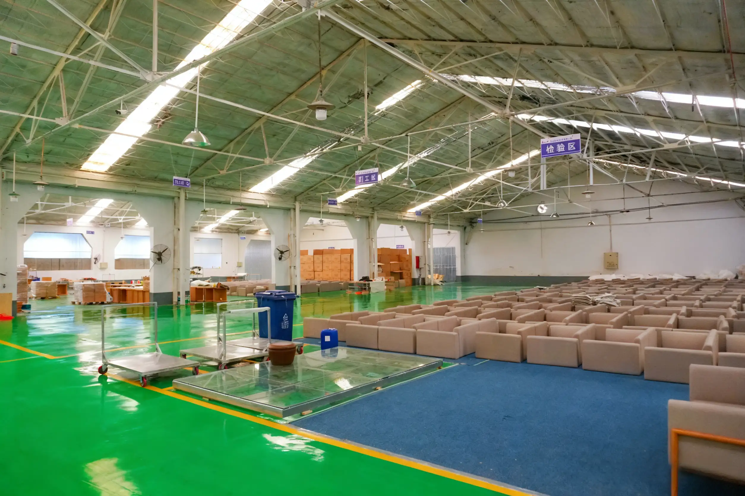 TSXY upholstery and soft seating factory